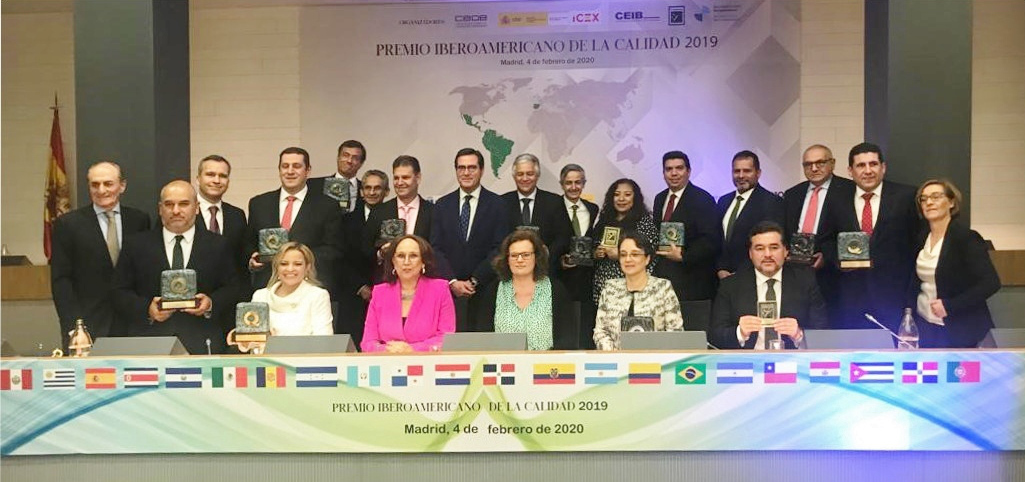 Se entrega el XX Premio Iberoamericano de la Calidad a organizaciones de Brasil, Colombia, Cuba, México y República Dominicana por la excelencia en la gestión